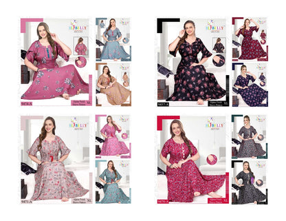 Alpine 051125 Belly Night Gowns Manufacturer Gujarat