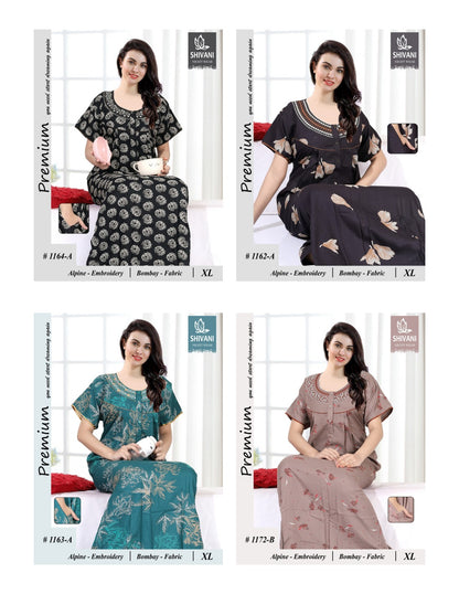 Alpine 0611 Shivani Bombay Night Gowns Supplier India