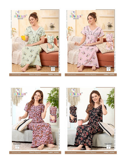 Alpine 0707 Belly Night Gowns Manufacturer Gujarat