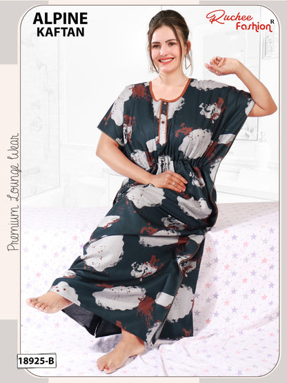 Alpine 0905 Ruchee Fashion Kaftan Nighty Supplier India