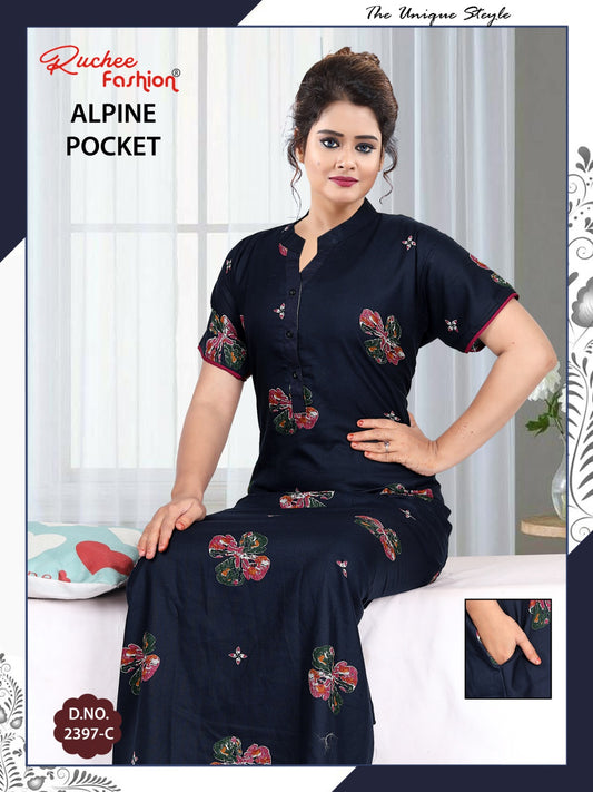 Alpine 091224 Ruchee Fashion Night Gowns Wholesale Price