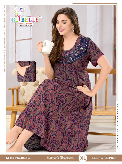 Alpine 110125 Belly Night Gowns Supplier