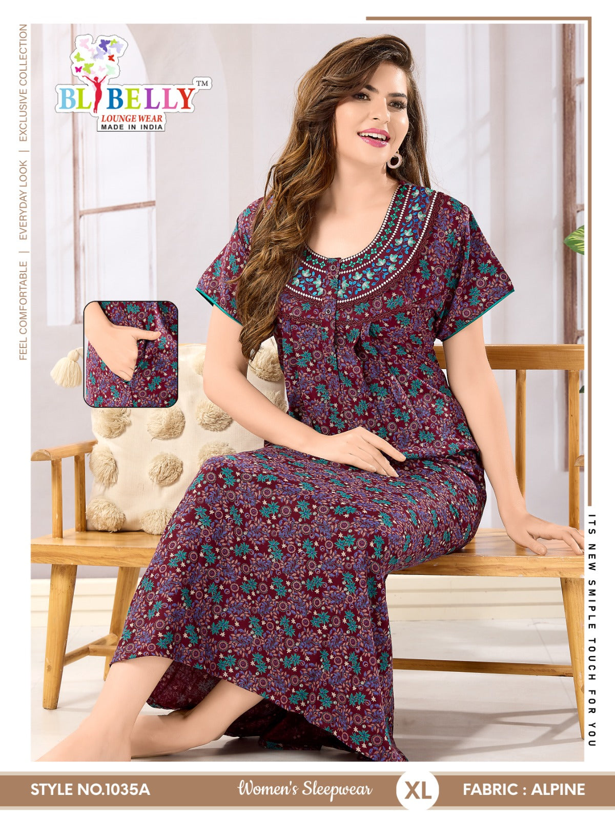 Alpine 110125 Belly Night Gowns Supplier