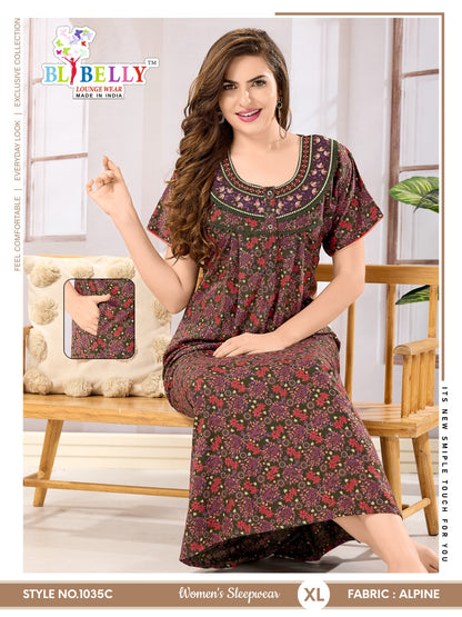 Alpine 110125 Belly Night Gowns Supplier