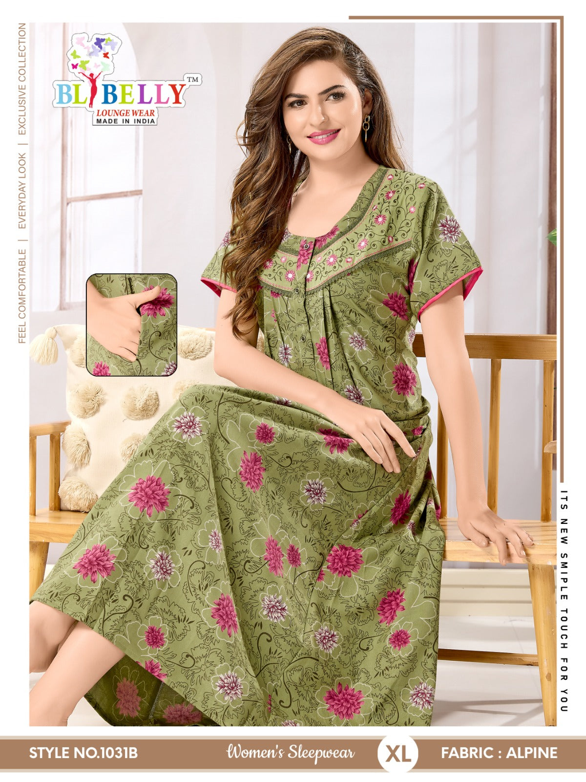 Alpine 110125 Belly Night Gowns Supplier