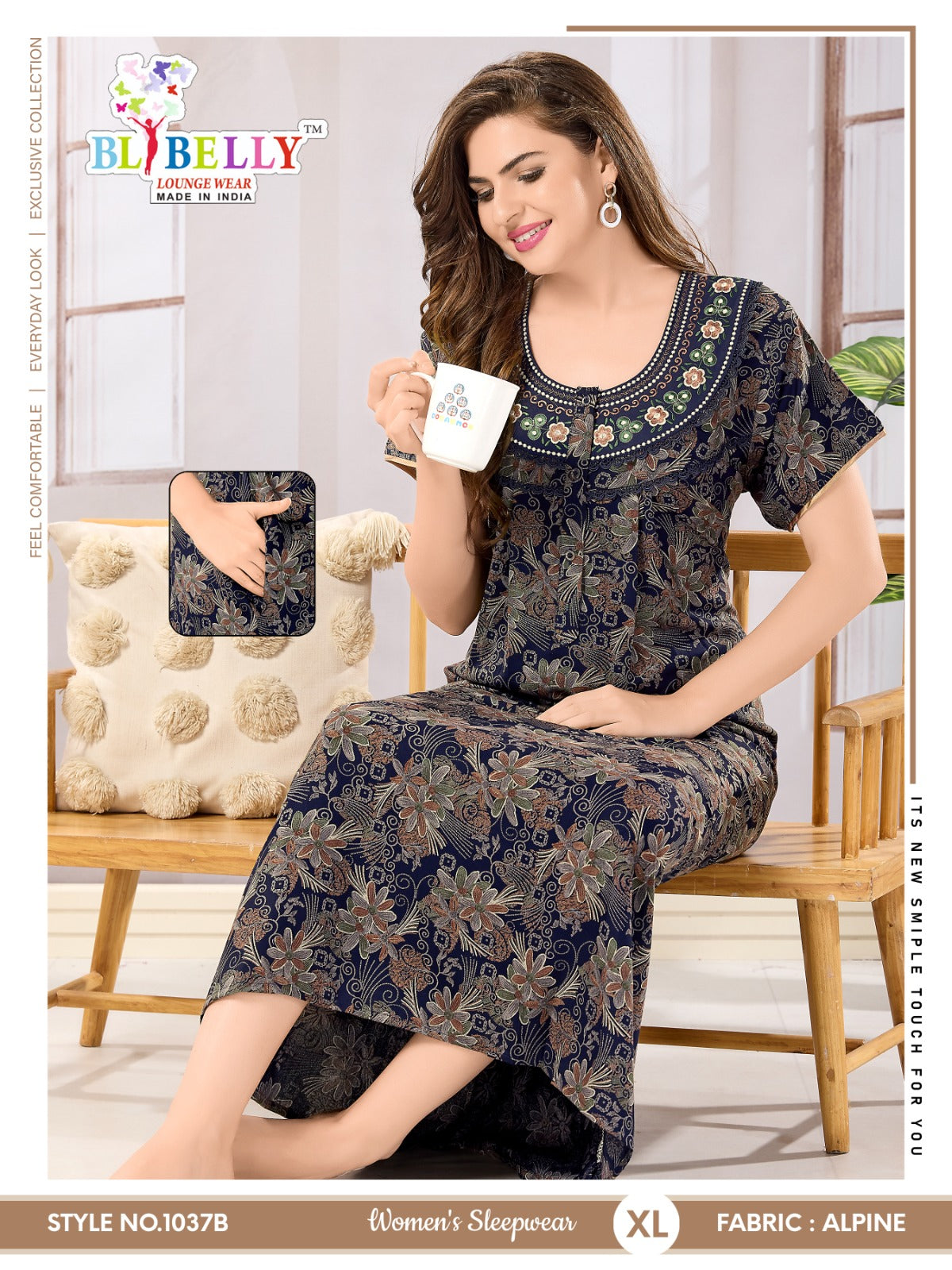 Alpine 110125 Belly Night Gowns Supplier