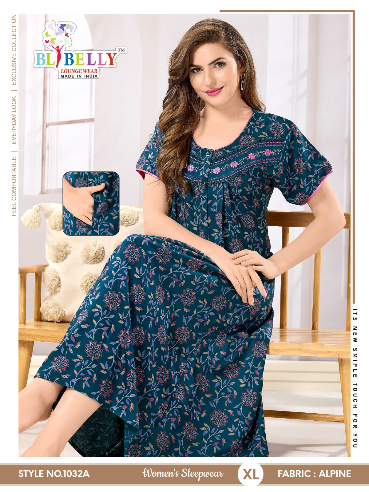 Alpine 110125 Belly Night Gowns Supplier