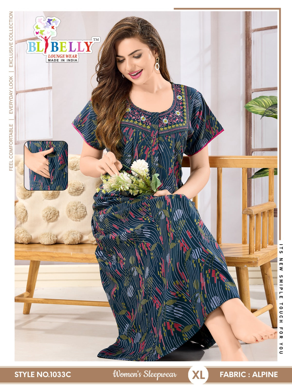 Alpine 110125 Belly Night Gowns Supplier