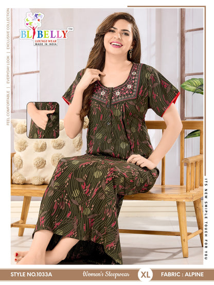 Alpine 110125 Belly Night Gowns Supplier