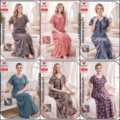 Alpine 211026 Naira Night Gowns Wholesaler India