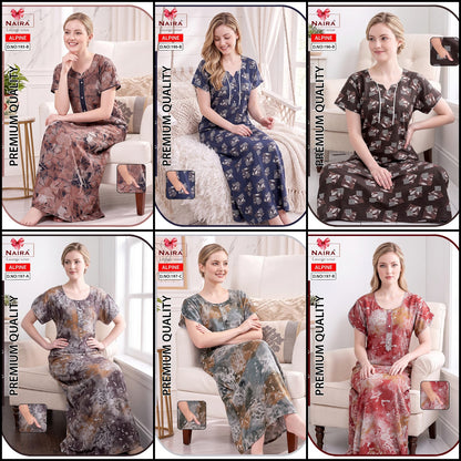 Alpine 211026 Naira Night Gowns Wholesaler India