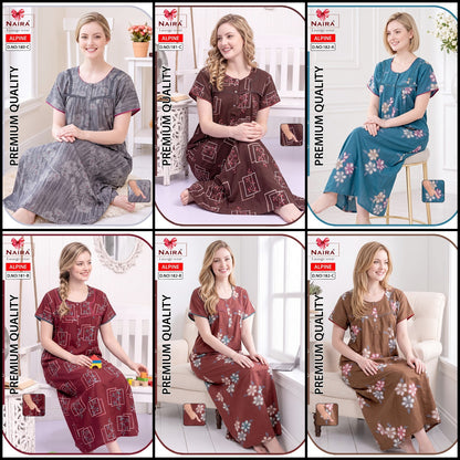 Alpine 211026 Naira Night Gowns Wholesaler India