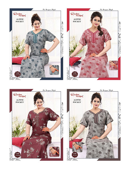 Alpine 270525 Ruchee Fashion Night Gowns Wholesale