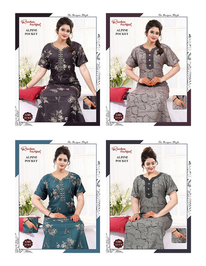 Alpine 270525 Ruchee Fashion Night Gowns Wholesale