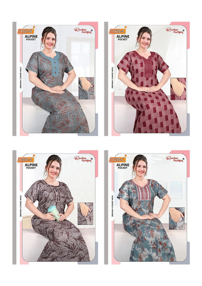Alpine 280325 Ruchee Fashion Night Gowns Wholesale Price