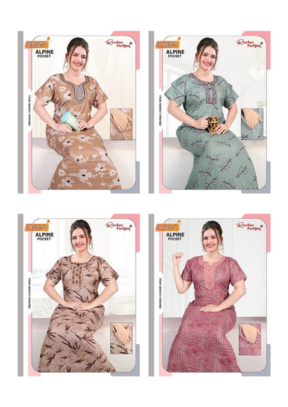 Alpine 280325 Ruchee Fashion Night Gowns Wholesale Price