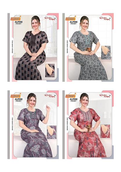 Alpine 280325 Ruchee Fashion Night Gowns Wholesale Price