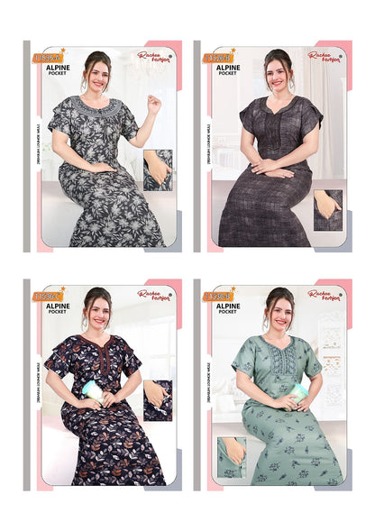 Alpine 280325 Ruchee Fashion Night Gowns Wholesale Price