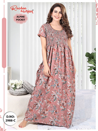 Alpine 2986-2993 Ruchee Fashion Night Gowns Wholesaler