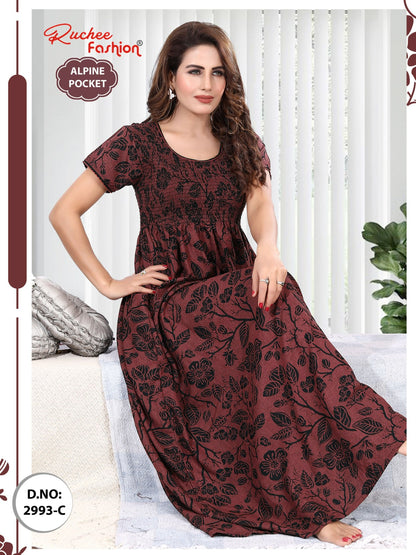 Alpine 2986-2993 Ruchee Fashion Night Gowns Wholesaler