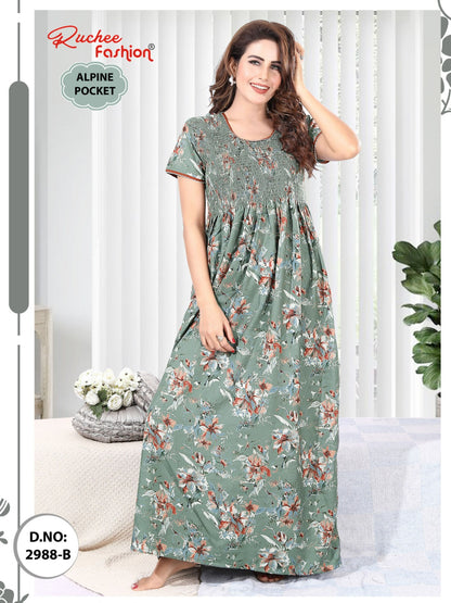 Alpine 2986-2993 Ruchee Fashion Night Gowns Wholesaler
