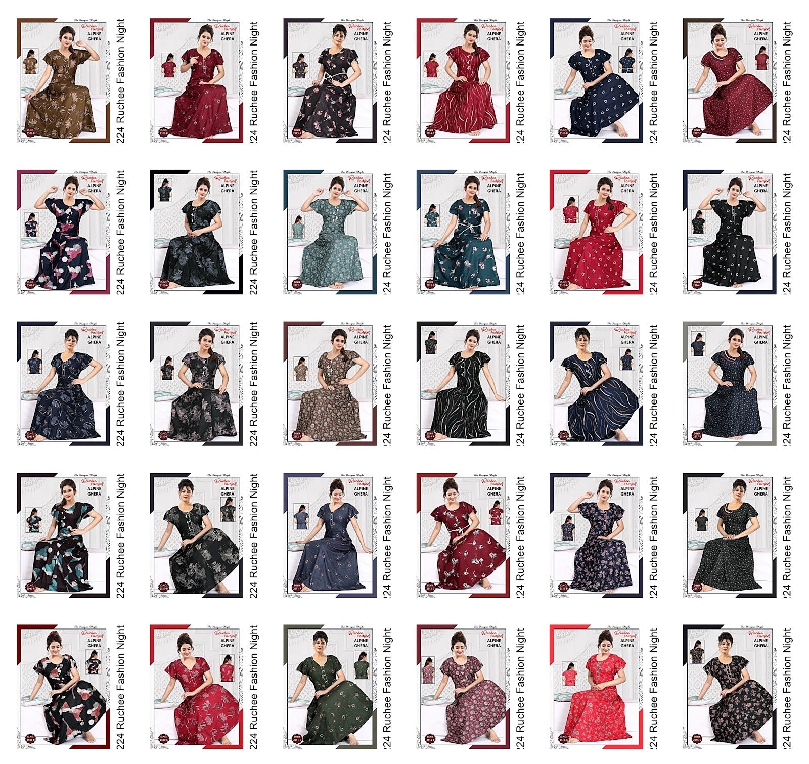 Alpine 311224 Ruchee Fashion Night Gowns Supplier Gujarat