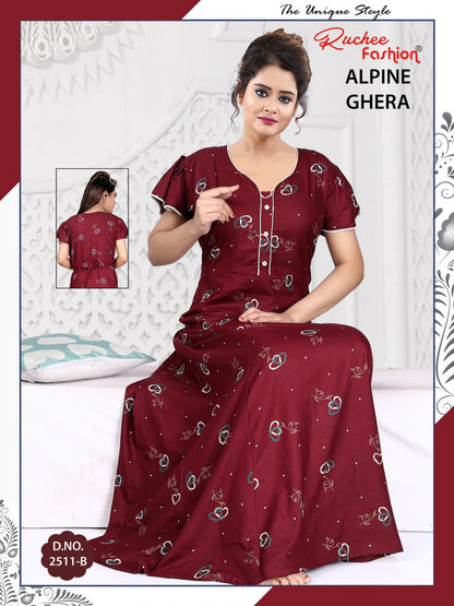 Alpine 311224 Ruchee Fashion Night Gowns Supplier Gujarat