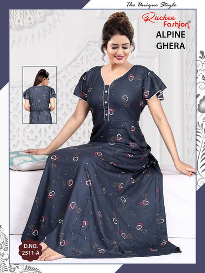 Alpine 311224 Ruchee Fashion Night Gowns Supplier Gujarat