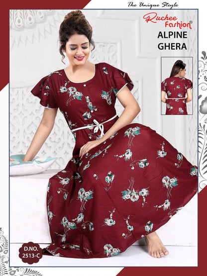 Alpine 311224 Ruchee Fashion Night Gowns Supplier Gujarat