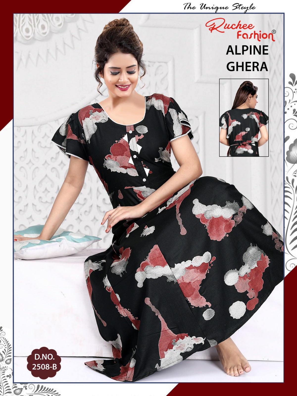 Alpine 311224 Ruchee Fashion Night Gowns Supplier Gujarat