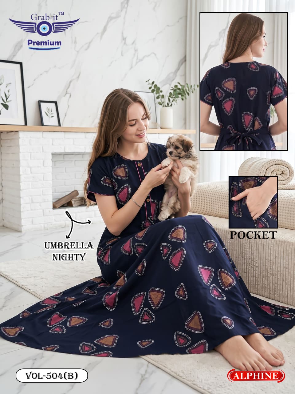 Alpine Umbrella 501-508 Grab It Night Gowns Supplier India