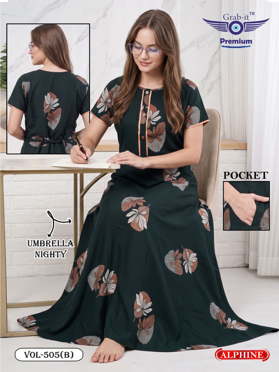 Alpine Umbrella 501-508 Grab It Night Gowns Supplier India