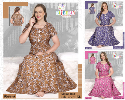 Alpine Belt Belly Night Gowns Exporter