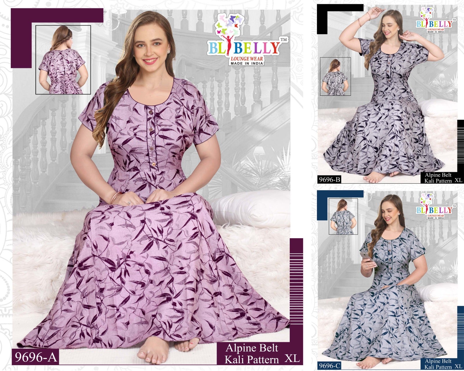 Alpine Belt Belly Night Gowns Exporter