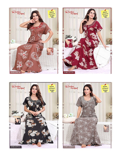 Alpine Chunat 2Xl Ruchee Fashion Night Gowns Wholesaler Gujarat
