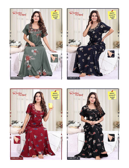 Alpine Chunat 2Xl Ruchee Fashion Night Gowns Wholesaler Gujarat