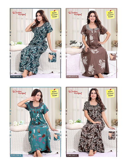 Alpine Chunat Ruchee Fashion Night Gowns Exporter Gujarat