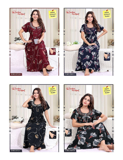 Alpine Chunat Ruchee Fashion Night Gowns Exporter Gujarat