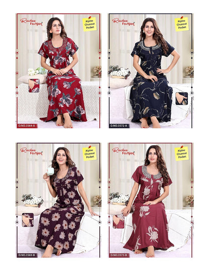 Alpine Chunat Ruchee Fashion Night Gowns Exporter Gujarat