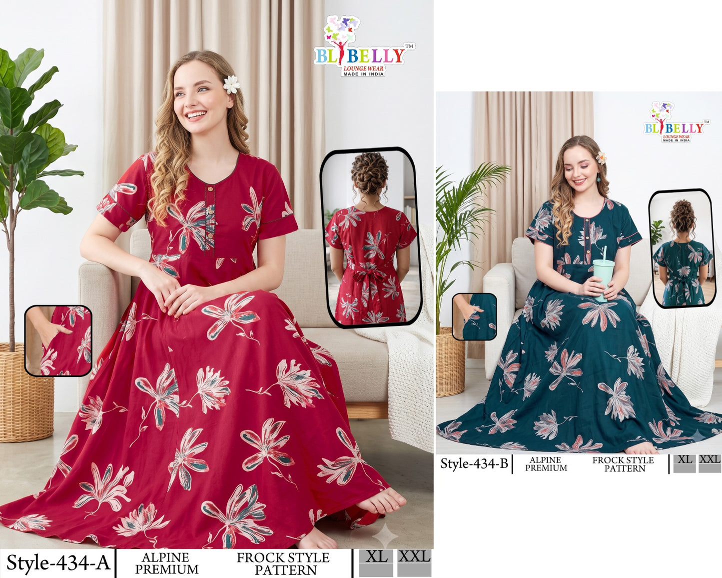 Alpine Frock Belly Night Gowns Supplier Gujarat