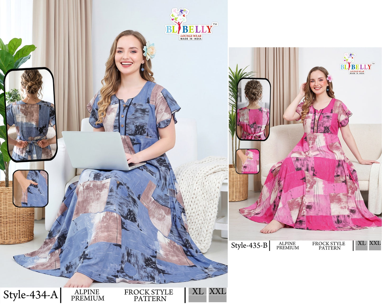 Alpine Frock Belly Night Gowns Supplier Gujarat