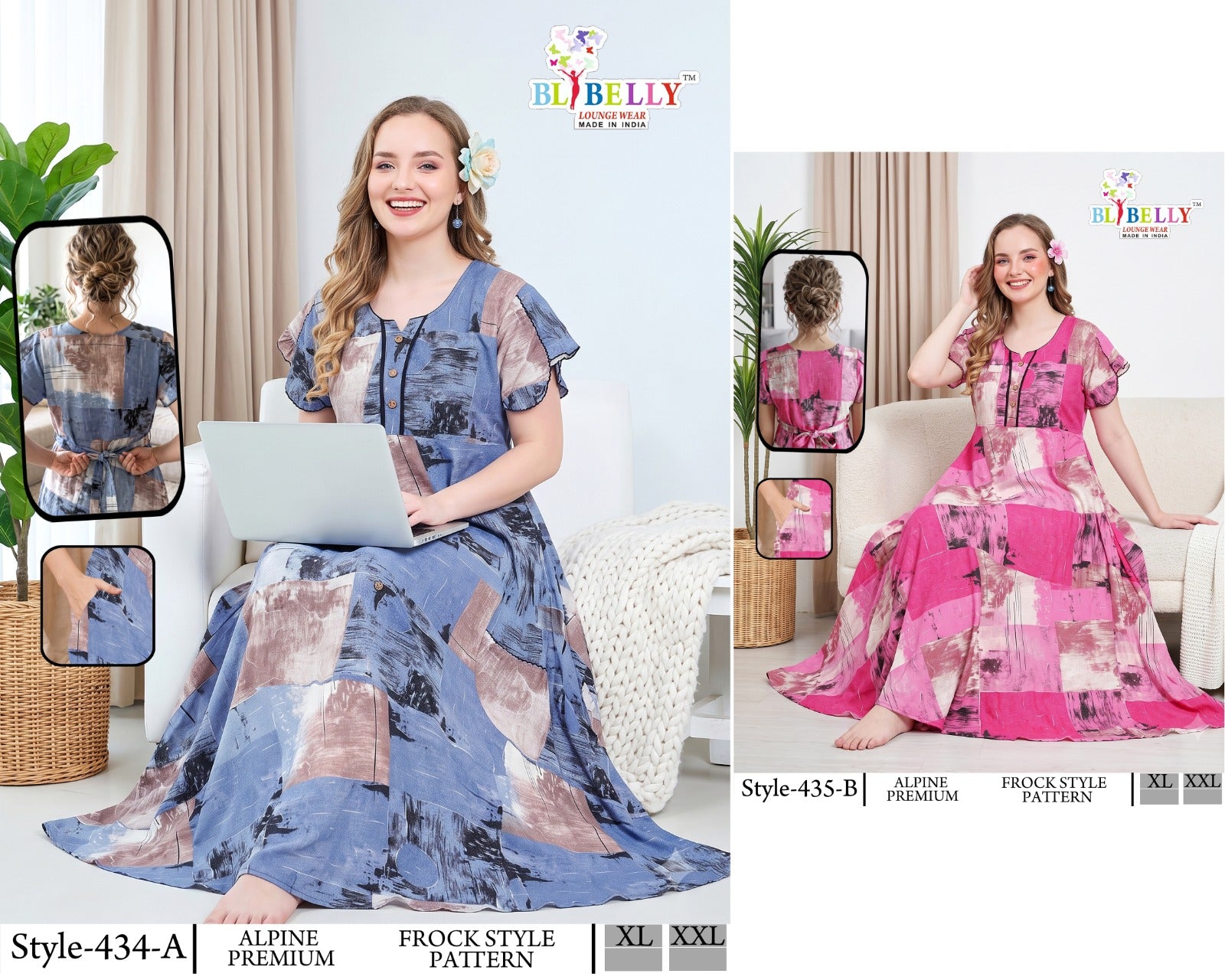 Alpine Frock Belly Night Gowns Supplier Gujarat