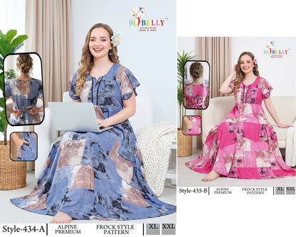 Alpine Frock Belly Night Gowns Supplier Gujarat