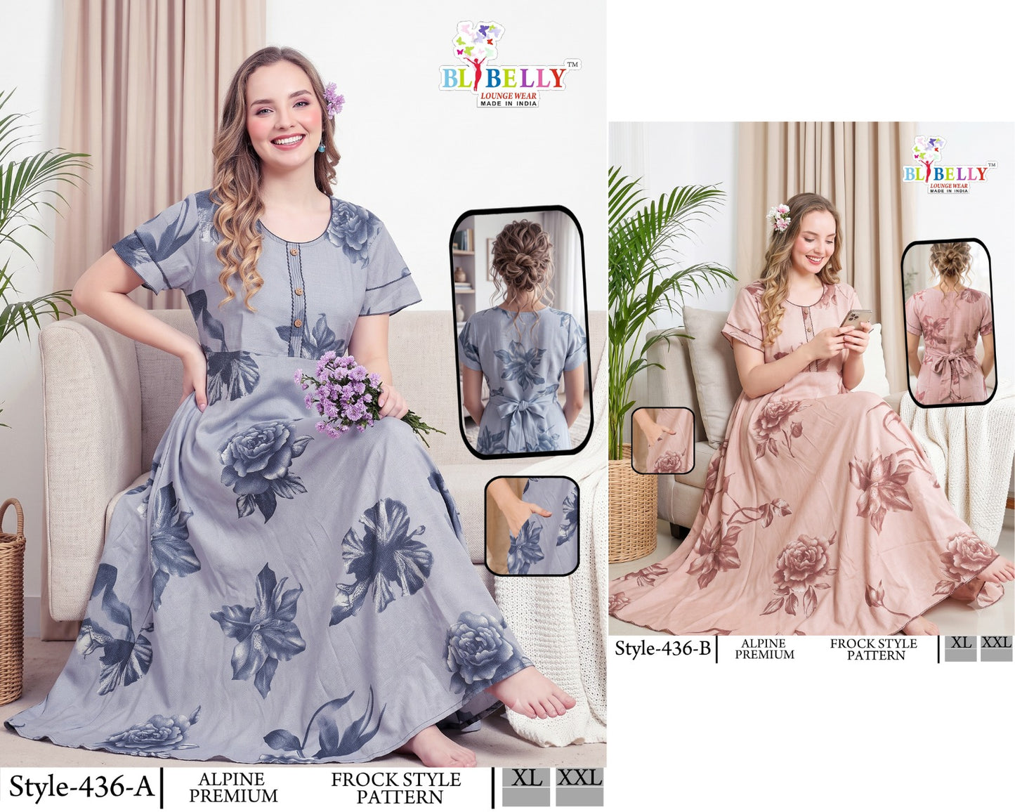 Alpine Frock Belly Night Gowns Supplier Gujarat