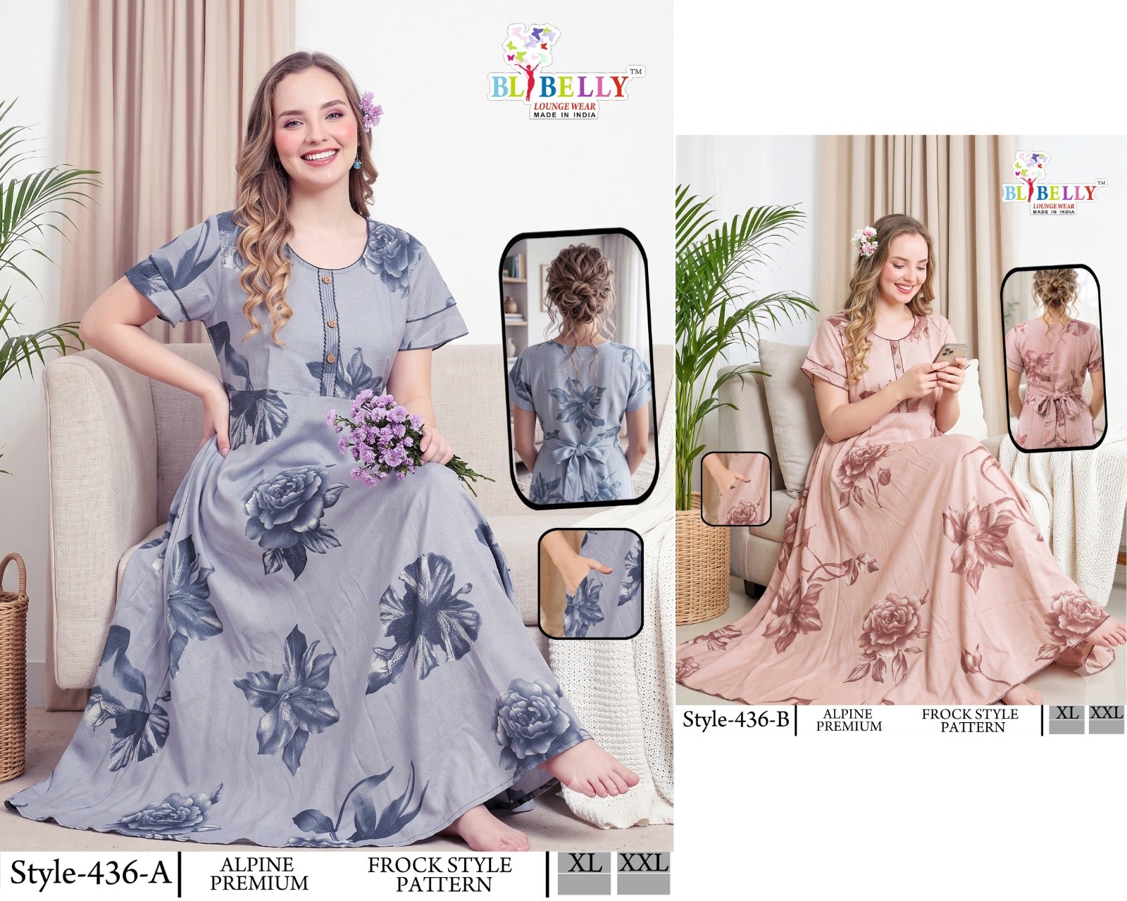 Alpine Frock Belly Night Gowns Supplier Gujarat