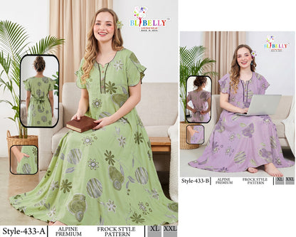 Alpine Frock Belly Night Gowns Supplier Gujarat