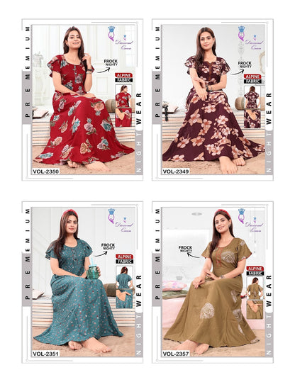 Alpine Frock Diamond Queen Night Gowns Wholesale