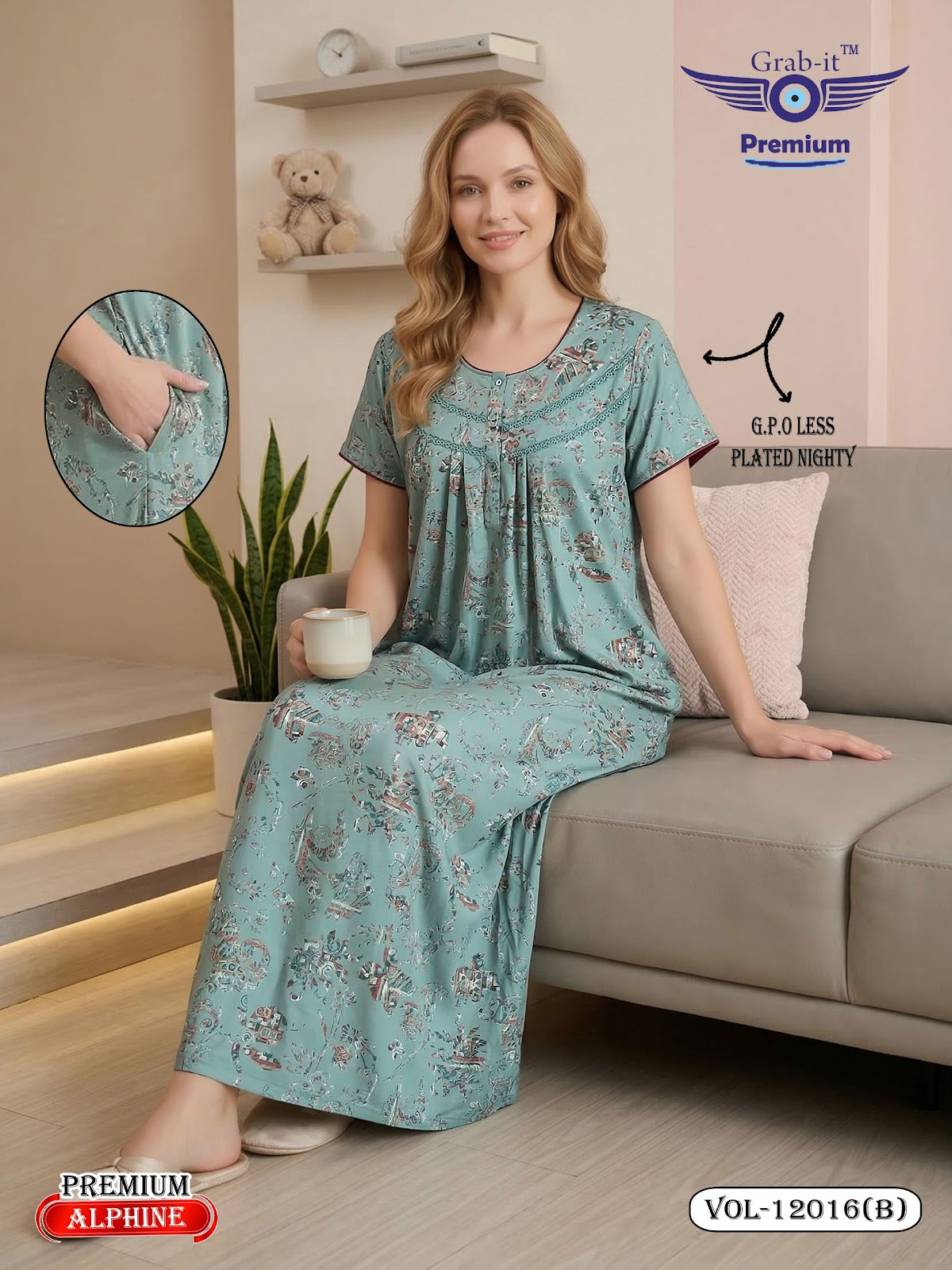 Alpine Gpo 0204 Grab It Night Gowns Manufacturer Gujarat