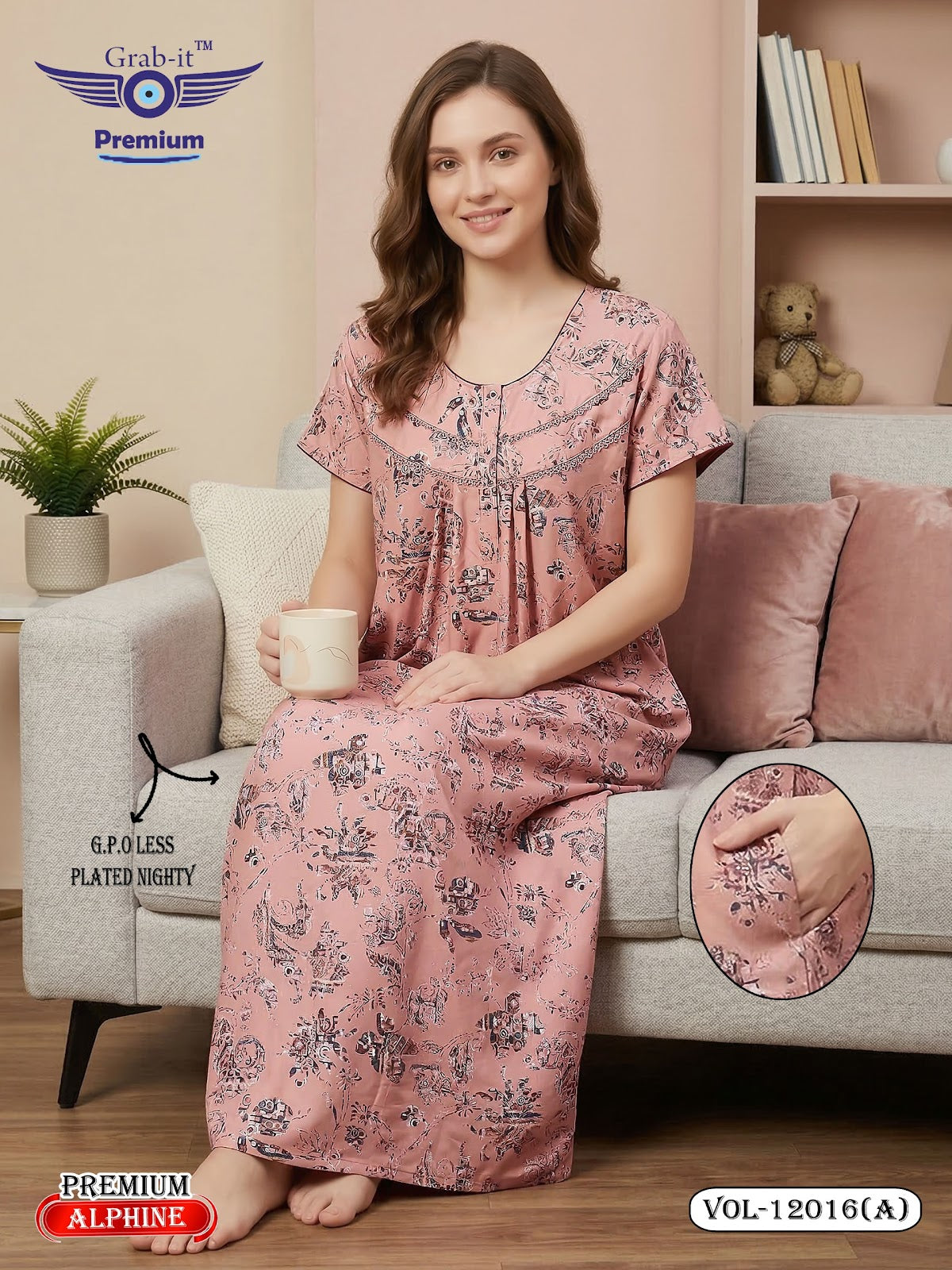 Alpine Gpo 0204 Grab It Night Gowns Manufacturer Gujarat