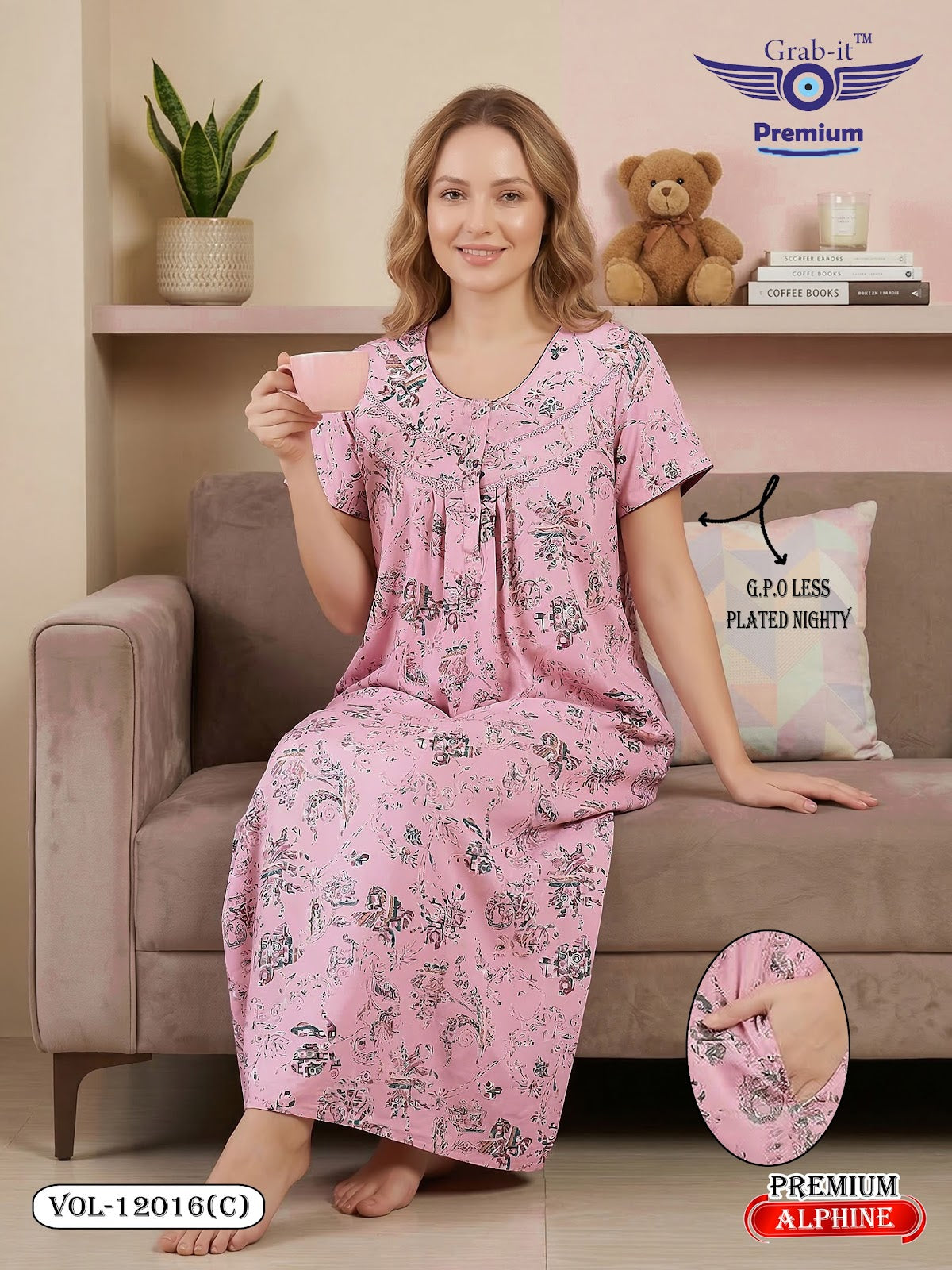 Alpine Gpo 0204 Grab It Night Gowns Manufacturer Gujarat